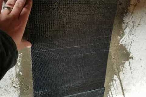 Carbon Fiber Foundation Crack Repair