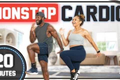 20 Minute Full Body Nonstop Cardio Workout [All Standing/ No Equipment]