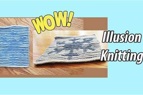 SECRET MESSAGES: Illusion Knitting (or Shadow Knitting)