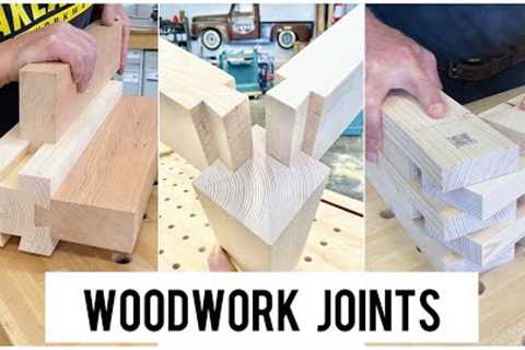 Thirteen woodwork joints that do not need screws or nails