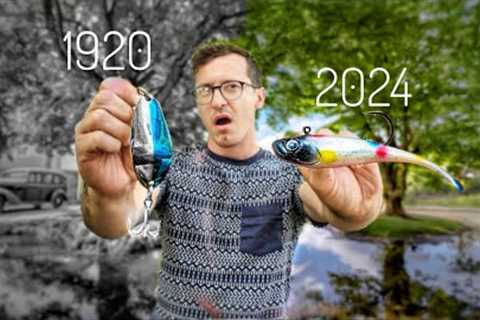 Fishing with 100 Years of Fishing Lures!