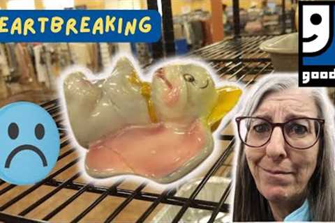 HEARTBREAKING THRIFTING at Goodwill - THe Niche Lady Gets Personal - Thrift With Me