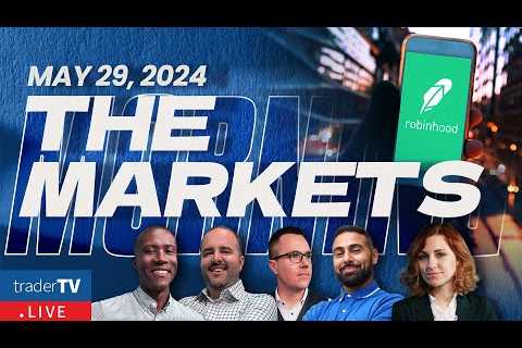 The Markets: Morning❗ May 29 -Live Trading $NVDA $AAPL $GME $HOOD $FFIE $TSLA👀(Live Streaming)
