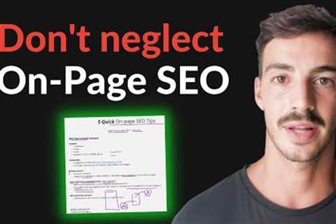 5 On-Page SEO Tips You Don't Know About (yes really)