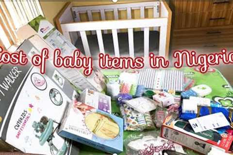 Cost of baby items in Nigeria(2024)first time mum shopping for newborn essentials.