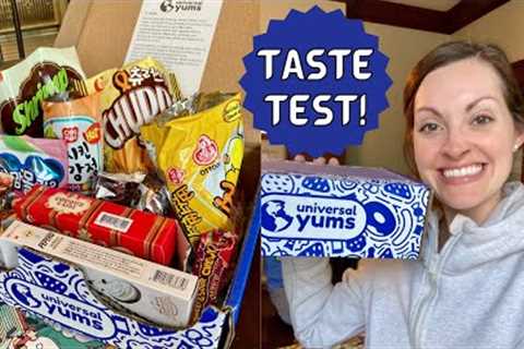 South Korean Snack Food Taste Test! | Universal Yums Review