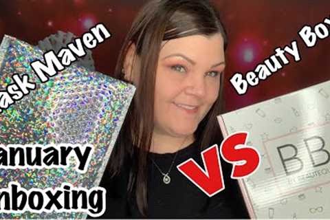 Beauteque Monthly Beauty Box VS Mask Maven //  January Unboxing