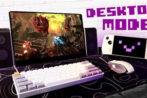 Using the ROG ALLY as a DESKTOP GAMING PC!