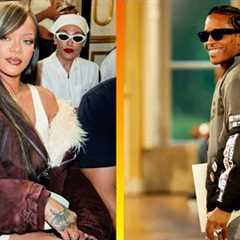 Rihanna Supports Boyfriend ASAP Rocky Fashion Line Debut In Paris!
