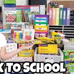 BACK TO SCHOOL Supplies HAUL 🍎  Buying School Supplies for the ENTIRE YEAR!