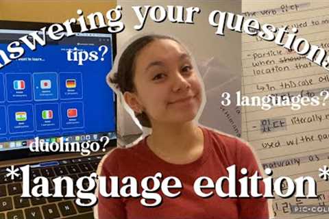 answering your QUESTIONS *LANGUAGE EDITION*🇫🇷🇰🇷🇮🇹