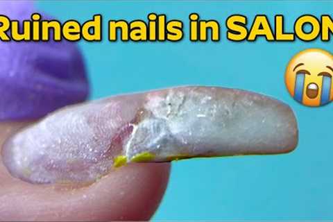 Ruined Nails in Salon - How to Fix it? Nail Extensions &amp; Melodysusie Kit Review