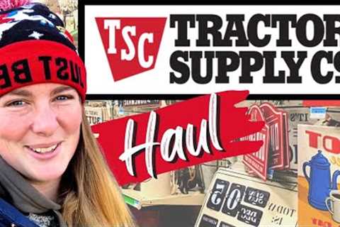 SHOP WITH ME!  Tractor Supply Haul!  Christmas Shopping For A Homesteader!