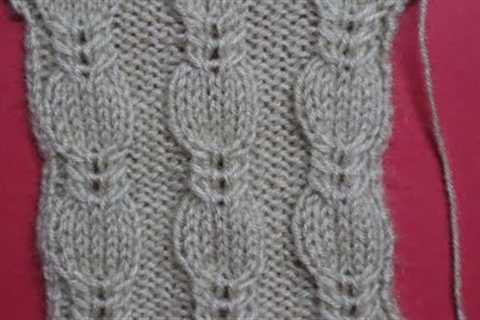 Beautiful Cable Knitting Pattern For All Projects