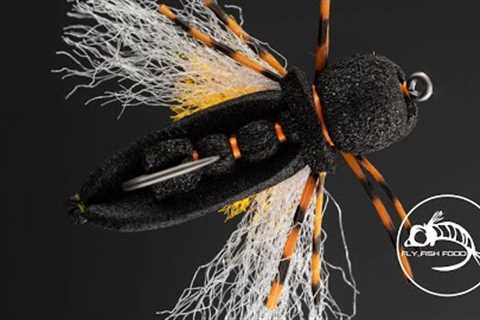 Cicada Dry Fly  That Will NEVER Sink! | F-22 Cicada | Fly Tying Tutorial