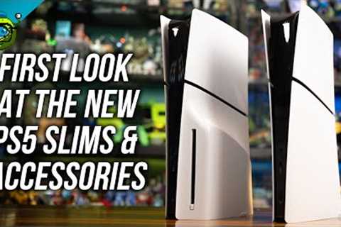 Unboxing the Redesigned PlayStation 5 Slim Consoles &amp; Accessories!