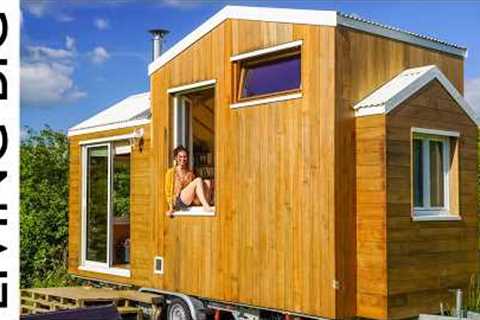 Her Beautiful Self-Built Tiny Home In The French Countryside