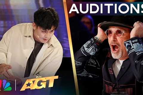 Sam Huang's Amazing Magic Has The Judges PANICKED! | Auditions | AGT 2024