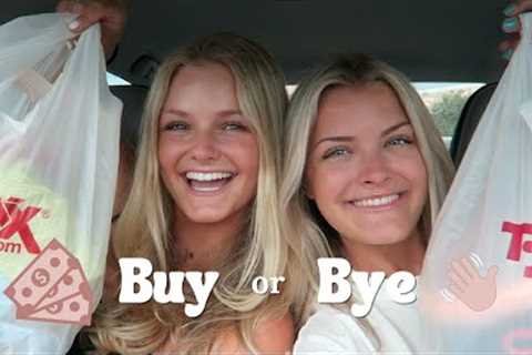 Buy or Bye at tjmaxx - Shopping Challenge
