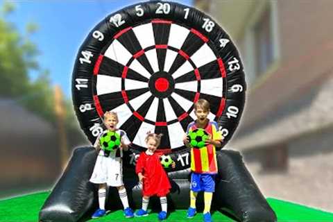 Five Kids Outdoor Games Song + more Children's Songs and Videos