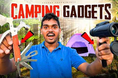 Awesome &amp; Useful Camping Gadgets Unboxing in Wild 🔥🔥 క్యాంపింగ్ కోసం టూల్స్…😱😱 Telugu..