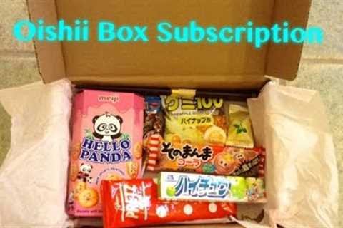 Oishii Box September - Asian Snacks Subscription Box 2014