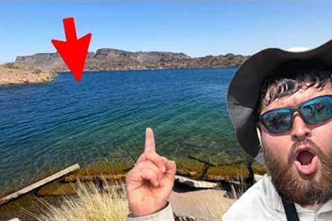 Fishing a MASSIVE Desert Lake! Can We Catch a Giant?