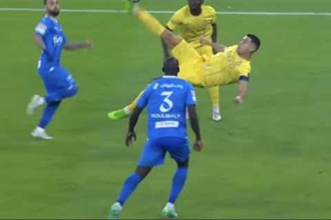 Cristiano Ronaldo Bicycle Kick against Al Hilal at 39
