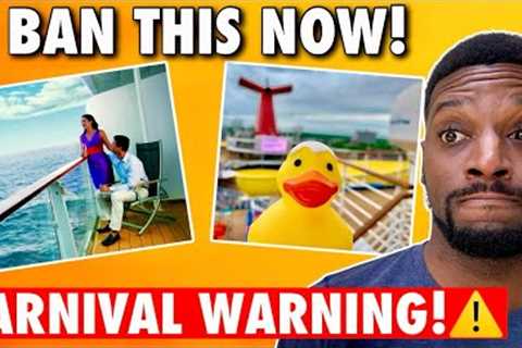 CRUISE NEWS: Carnival Issue Warnings To All Passengers, Ship Duck Problems &amp; More