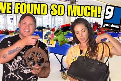 We Paid $29 For Everything at the Goodwill Outlet Store!?