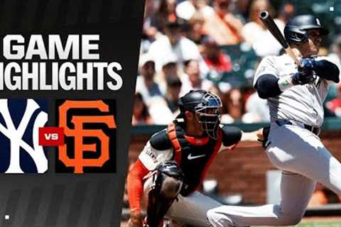 Yankees vs. Giants Game Highlights (6/2/24) | MLB Highlights
