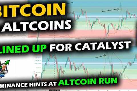 ALL LINED UP, Bitcoin Price Chart &amp; Altcoin Market Rise Structures Like 2021, Looking For..