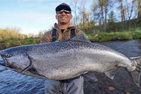 Alaska King Salmon River Fishing! (CATCH CLEAN COOK)
