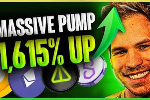 Why Did This Altcoin Pump 1,615%? Huge ETH, MATIC &amp; Crypto News
