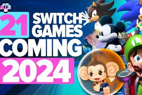 21 Upcoming Nintendo Switch Games Releasing in 2024