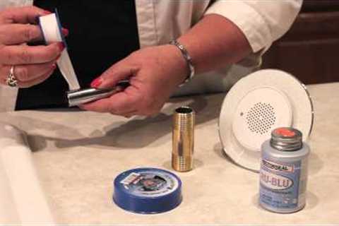 How to Use Plumbing Tape on Pipes : Plumbing Repair Tips