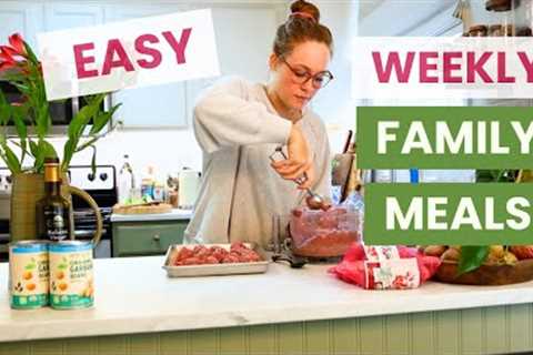 Easy Weekly Family Meals | CHICKEN | BEEF | SALMON | VEGGIES