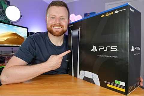 PS5 Digital Edition Unboxing, Setup and Gameplay Guide