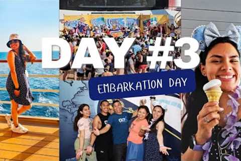 EMBARKATION DAY | DISNEY FANTASY | WESTERN CARIBBEAN | DISNEY CRUISE VACATION APRIL 2024 | DAY #3
