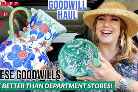 THESE GOODWILLS ARE BETTER THAN DEPARTMENT STORES | Thrift Haul | Thrift For Resale | Goodwill Haul