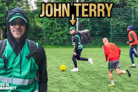 JOHN TERRY DISGUISED AS DELIVERY DRIVER PLAYS FOOTBALL (EPIC PRANK)