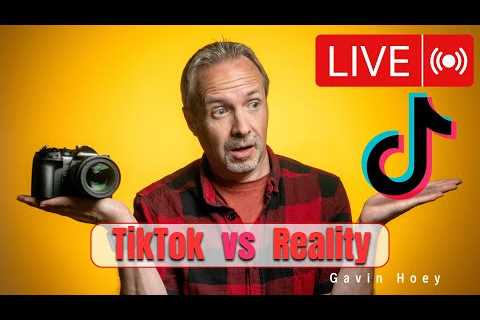 TikTok Photography Hacks vs Reality... LIVE!
