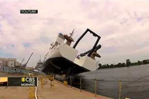 Ship launch goes horribly wrong; video goes viral