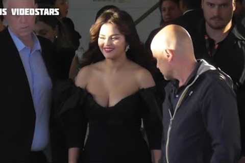 Selena Gomez surrounded by fans during Cannes Film Festival 17 may 2024