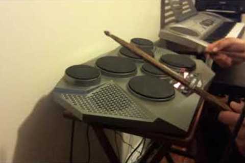 Getting the most out of your budget electronic drum kit. Pyle Pro PTED06 custom kits. Double kick!