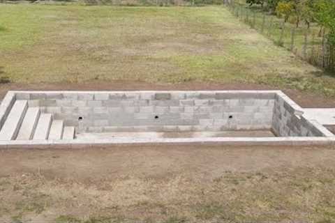 How I Made a SwimingPool. Step by Step. Low Budget Projekt. #pool #diy #diypool