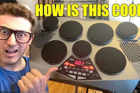 Pyle PTED06 7 Pad Tabletop Electronic Drum Kit - Demo by an Experienced Drummer - Cheap E-Drums