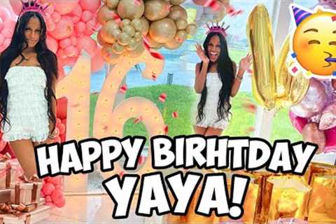 WE SURPRISED OUR DAUGHTER YAYA WITH 16 GIFTS FOR HER 16TH BIRTHDAY