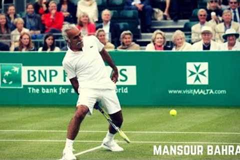 Tennis. The Greatest Showman Mansour Bahrami - Funny Moments
