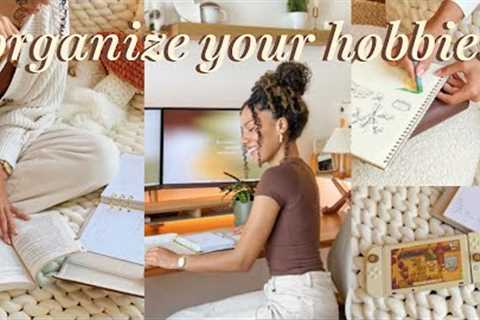 MAKING TIME FOR HOBBIES📚: finding inspo, planning &amp; organizing!